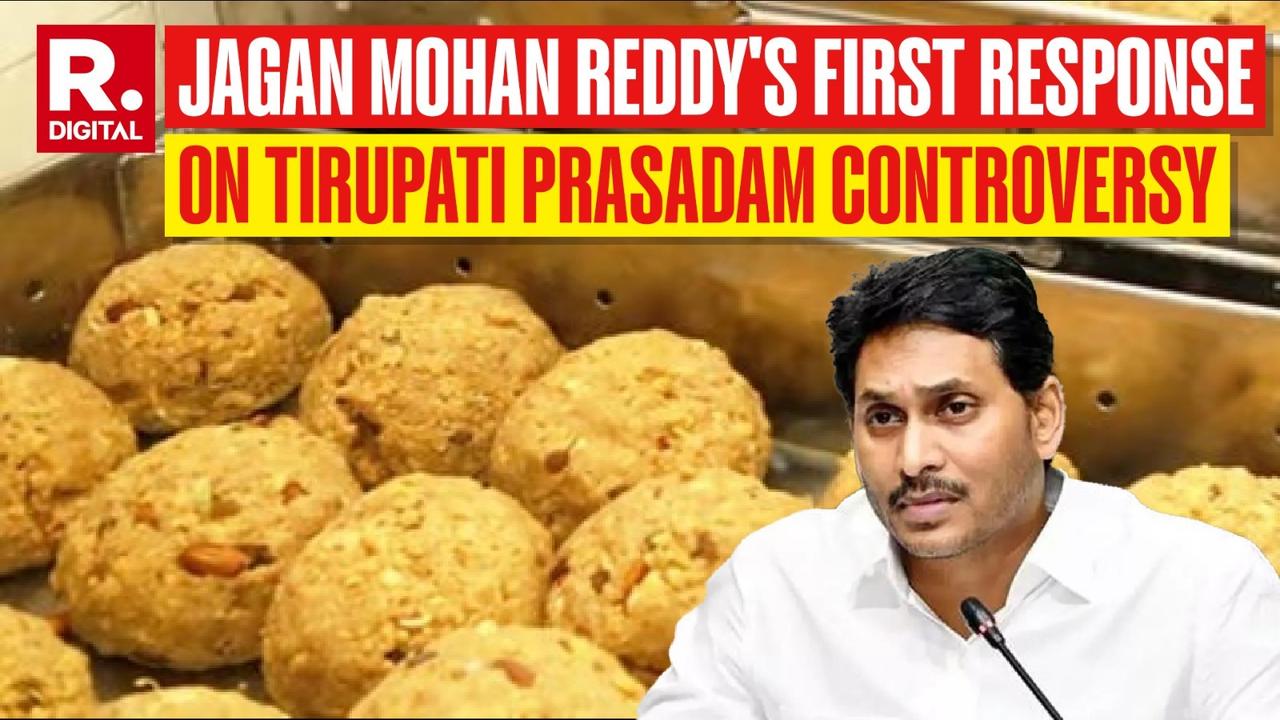 Former CM Jagan Reddy responds to Tirupati Laddoo row