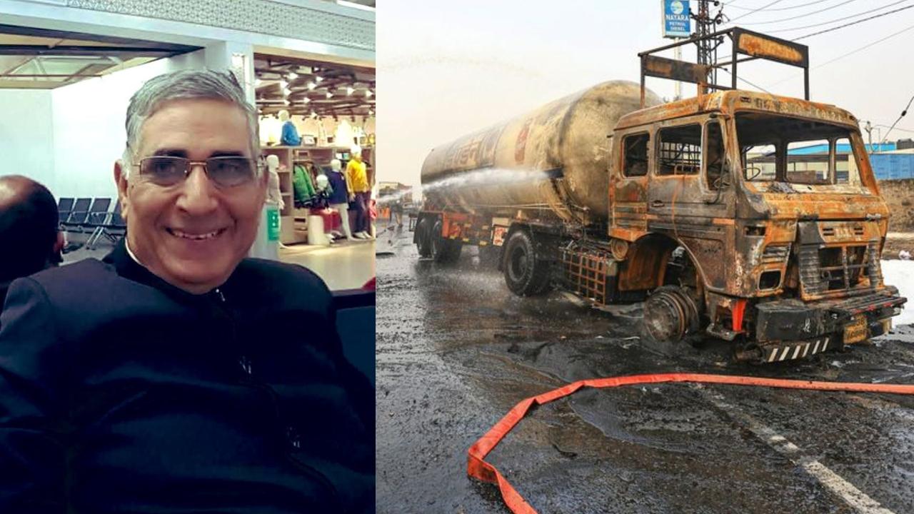 Former IAS Karni singh rathore died in Jaipur Tanker Blast