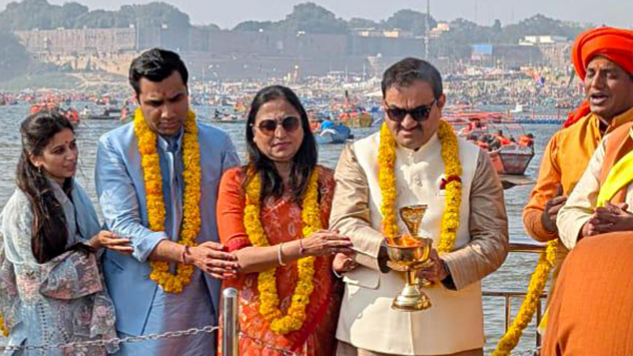 Gautam Adani at Mahakumbh 