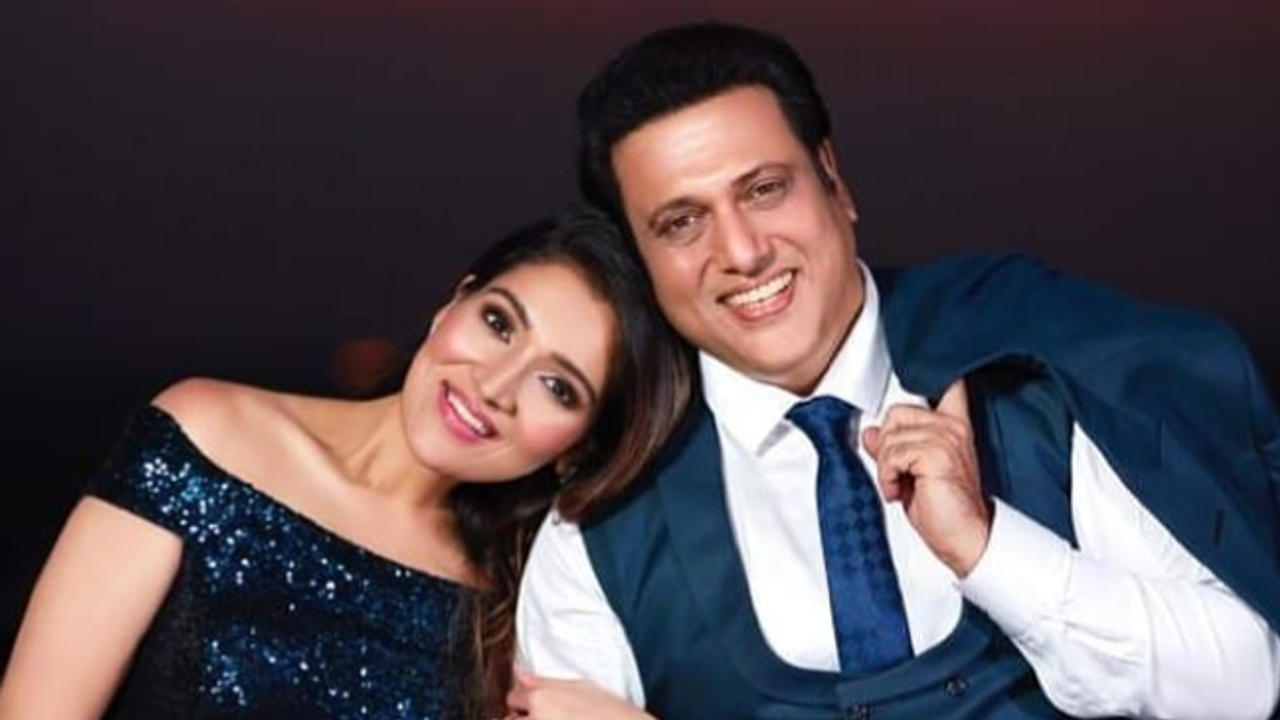 Govinda with daughter Tina