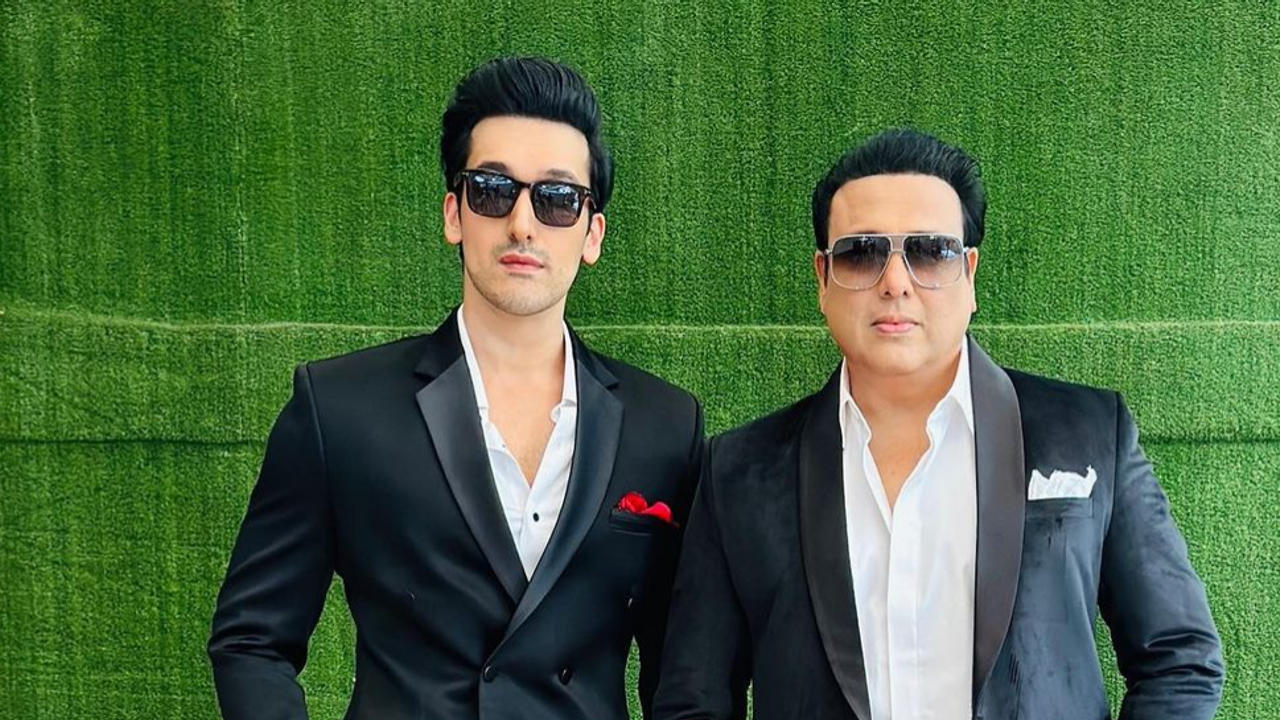 Govinda with his son Yashvardhan