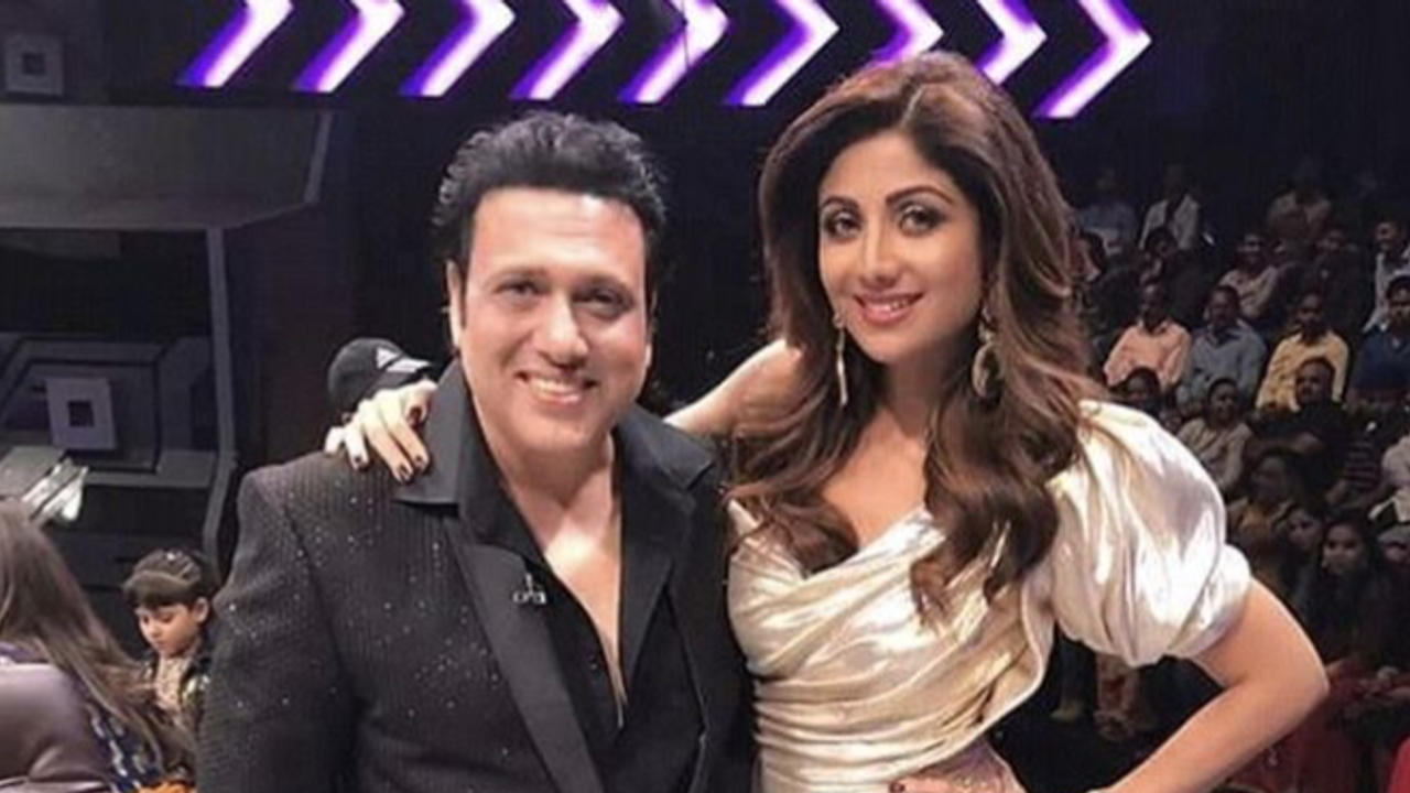 Govinda with Shilpa Shetty.