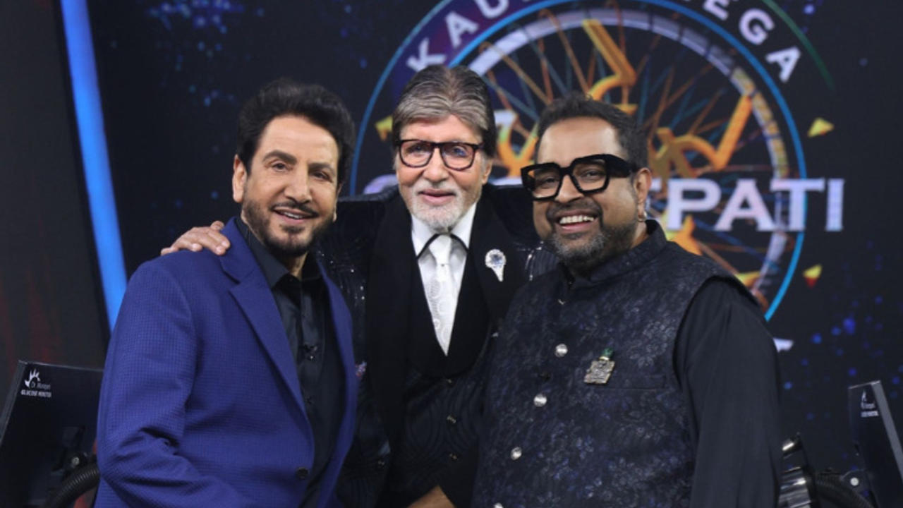 Gurdas Maan and Shankar Mahadevan at KBC