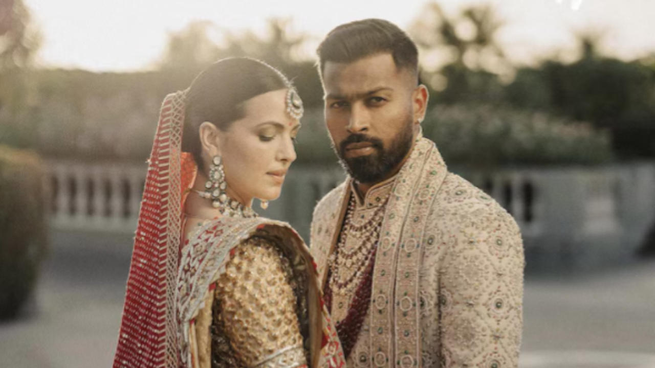 Hardik Pandya and Natasa Stankovic 