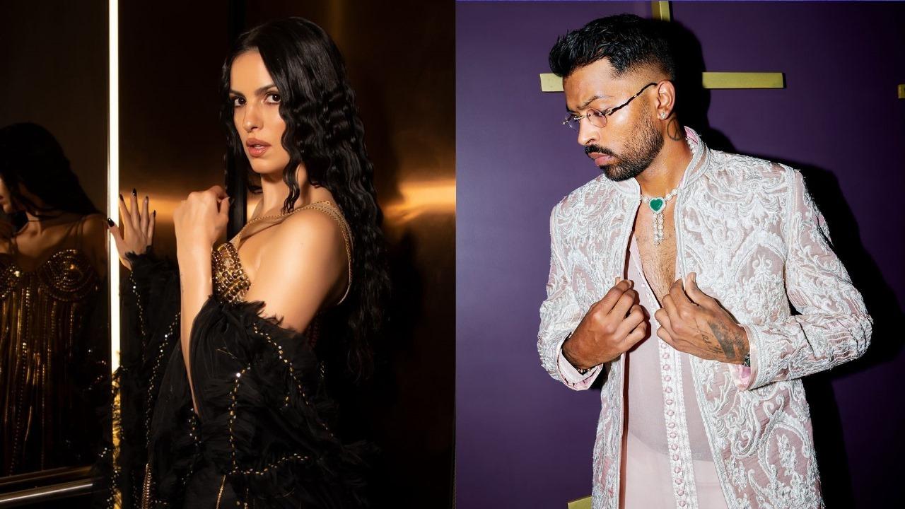 Hardik Pandya and Natasa Stankovic 