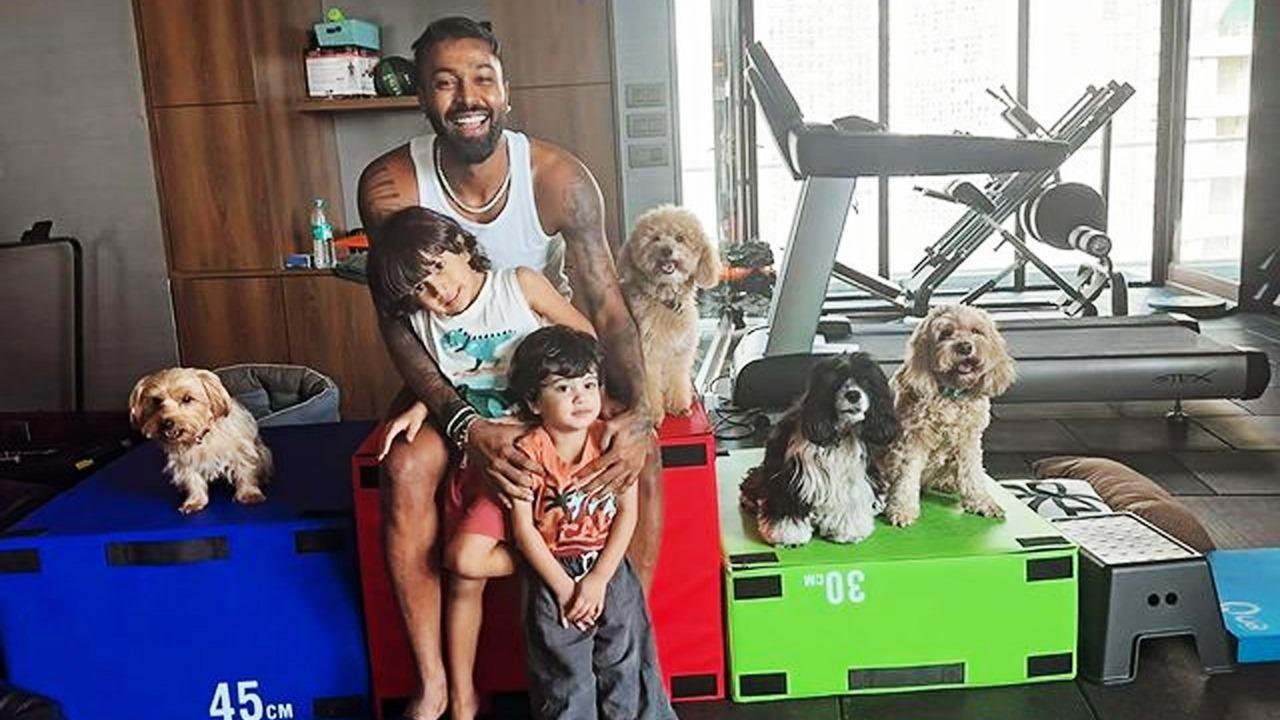 Hardik Pandya meets son agastya for the first time after divorce with natasa