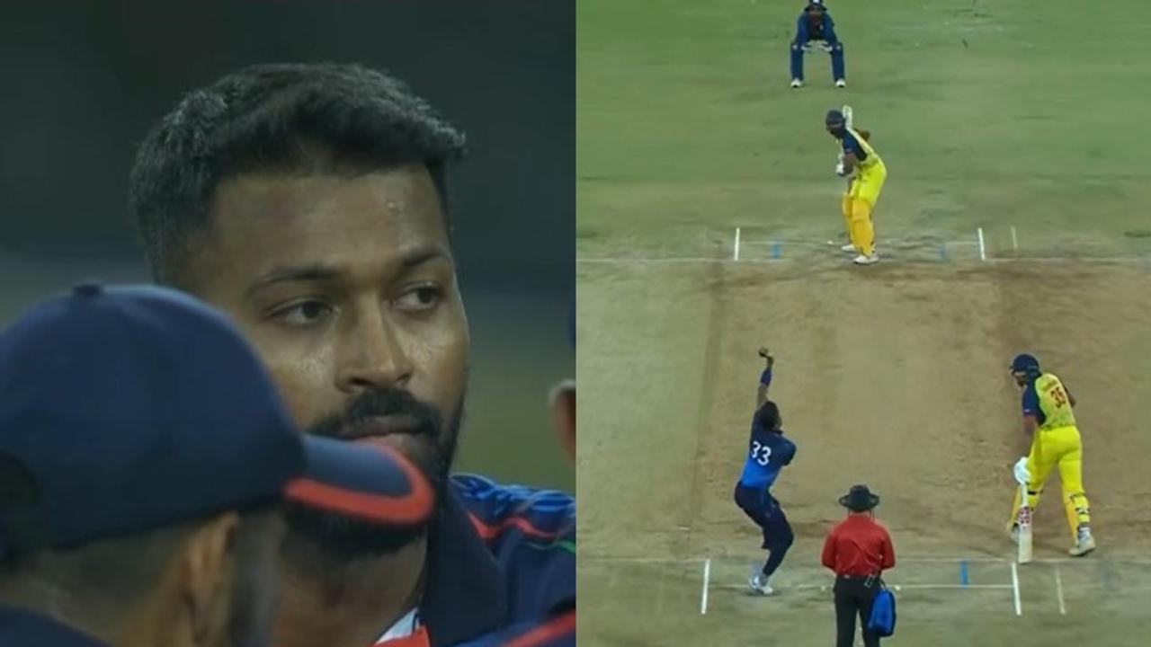 Hardik Pandya smashed by Vijay Shankar