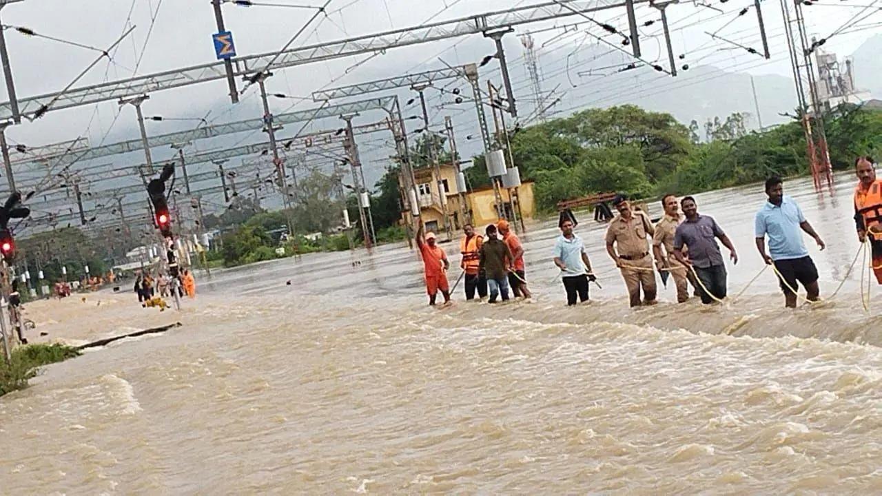 Heavy Rains in Andhra Pradesh: 13,227 Evacuated as Floods Ravage Five Districts