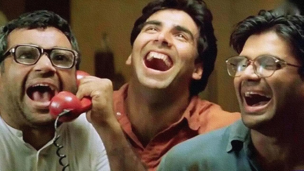 Hera Pheri released in 2000 and stars Akshay Kumar, Suniel Shetty and Paresh Rawal