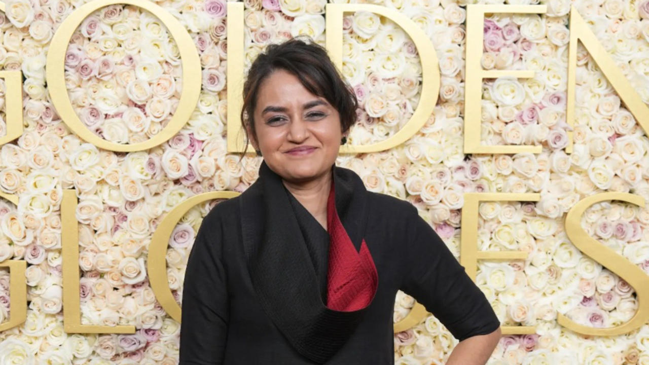 Here's What Payal Kapadia Wore To The Golden Globes 2025 Red Carpet