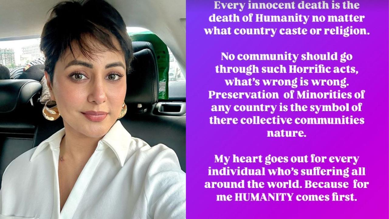 Hina Khan on Bangladeshi Hindus attack