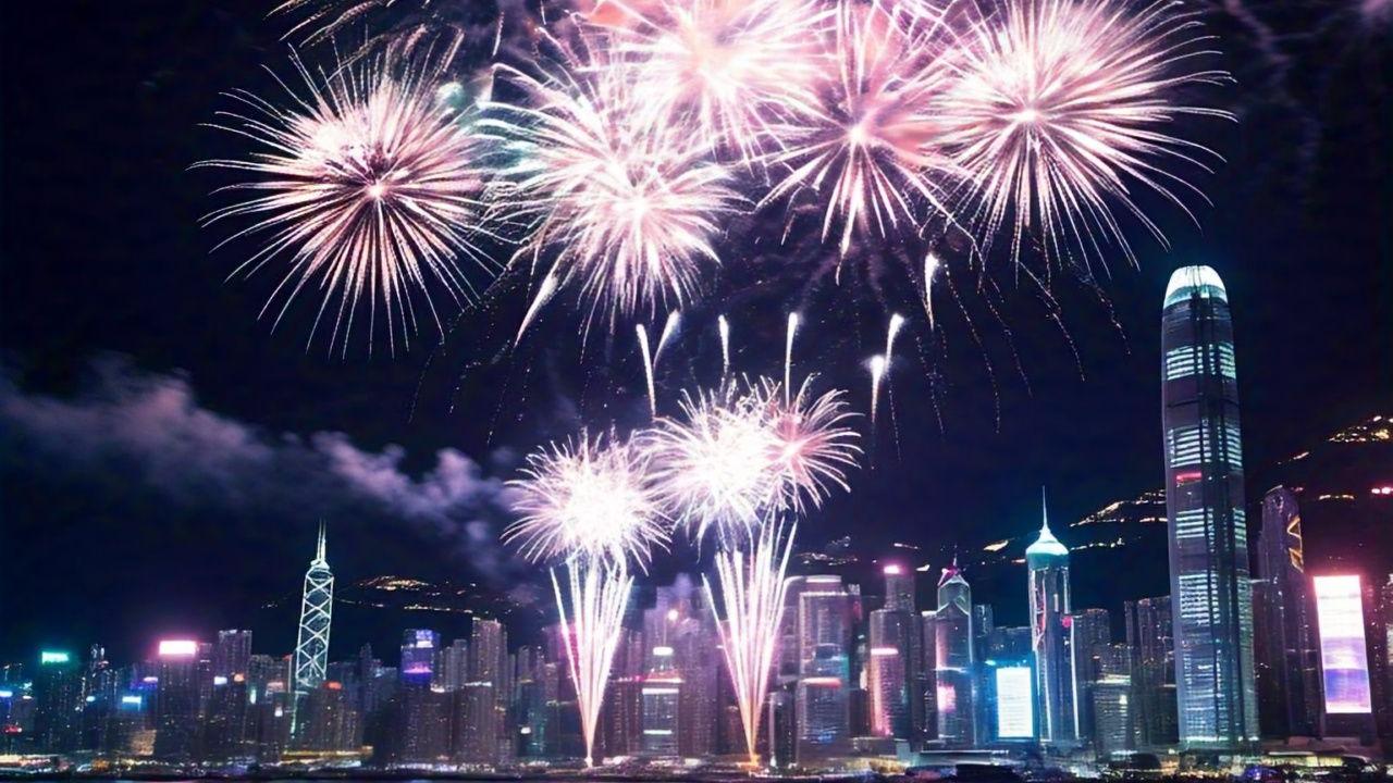 Hong Kong New Year celebration 2024