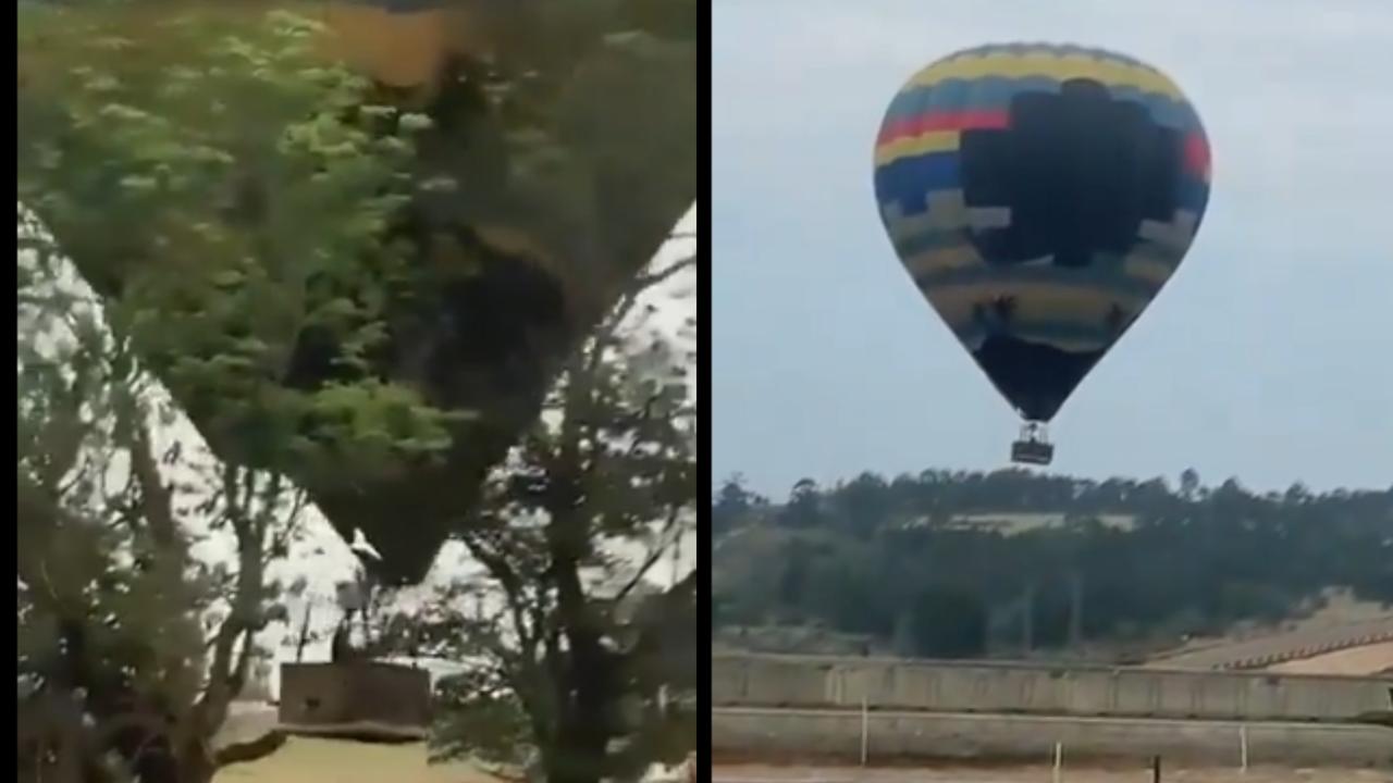 Hot air balloon crashes in South Africa