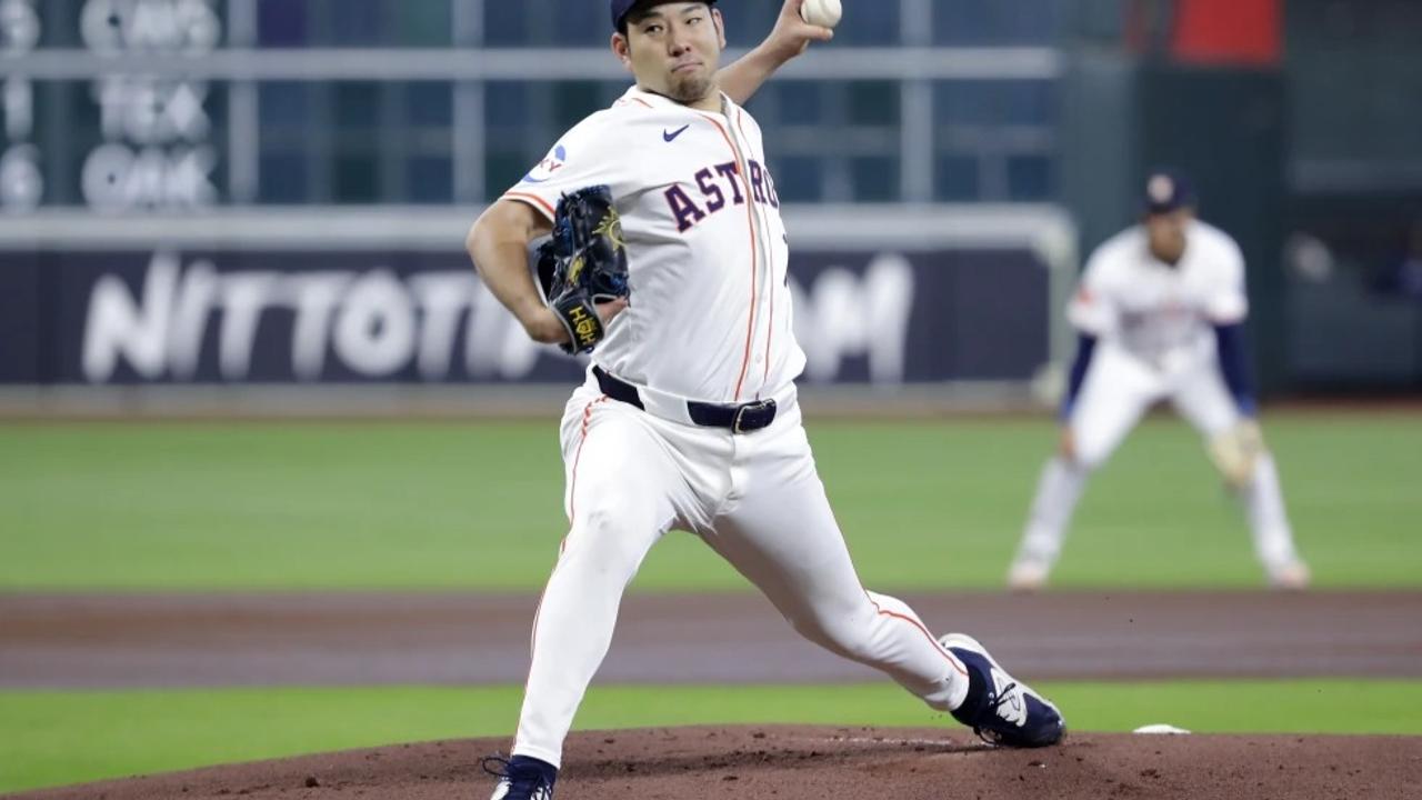 Houston Astros starting pitcher Yusei Kikuchi