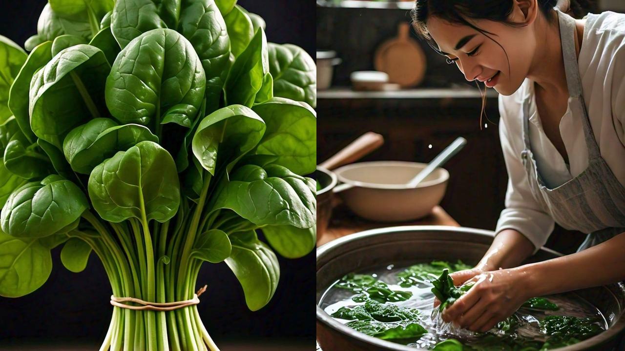 How To Wash Spinach