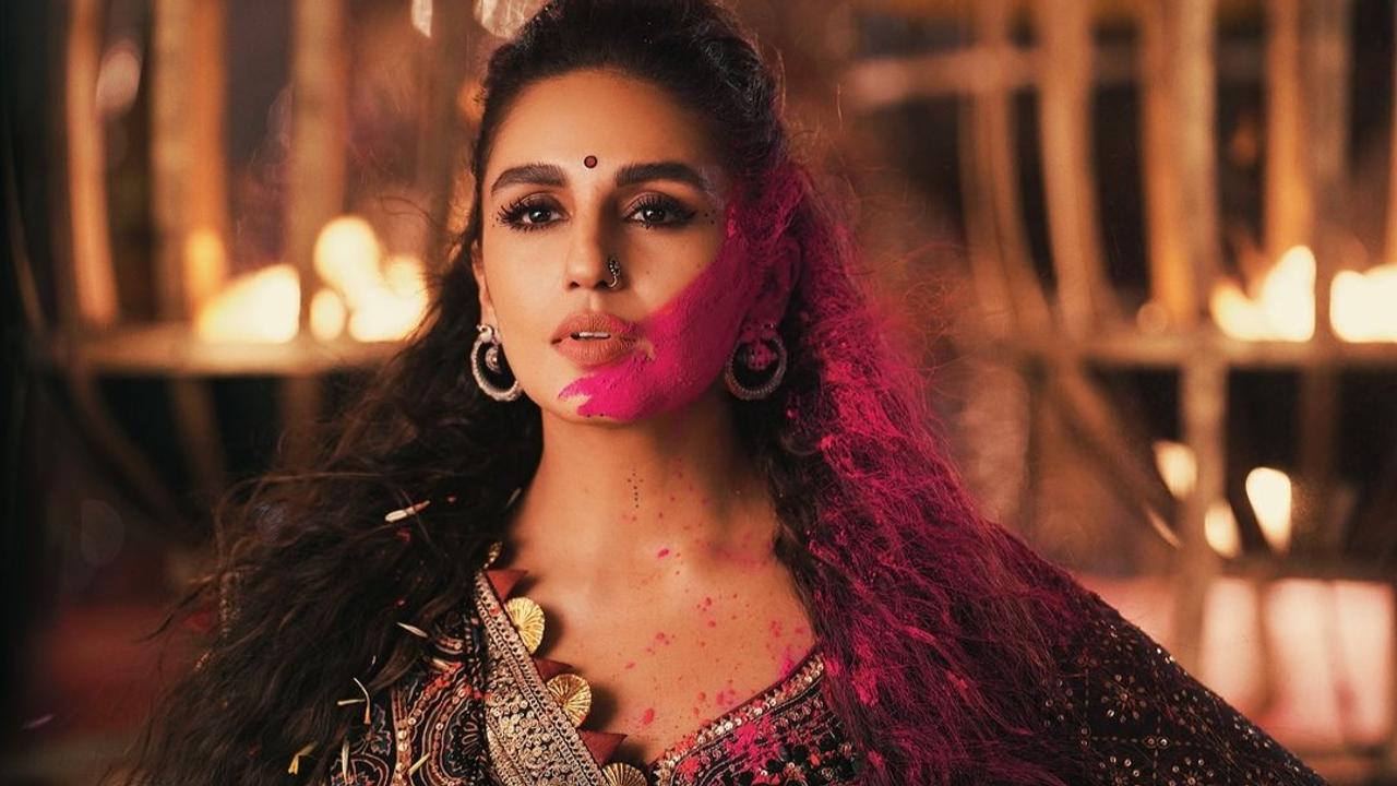 Huma Qureshi in a still from Gulabi