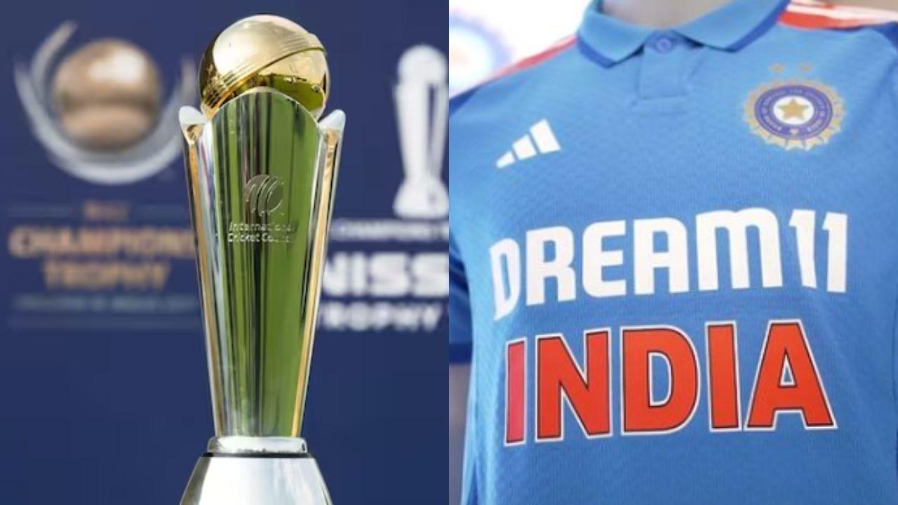 big controversy over team india jersey pakistan logo in champions trophy icc reveals truth