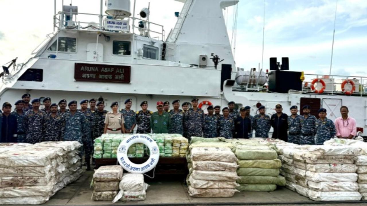 ICG seizes 5.5 tonnes of narcotics from Myanmarese vessel sailing in Anadaman waters