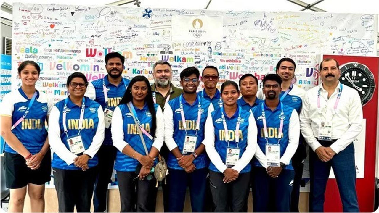 India's archery and sailing team reached Paris Games Village