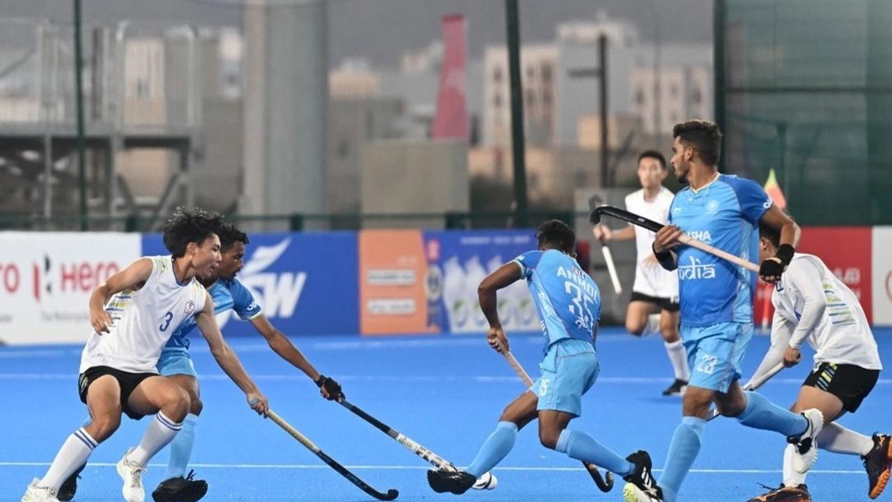 India thrashed Chinese Taipei 16-0 and entered the semi-finals of junior hockey asia cup