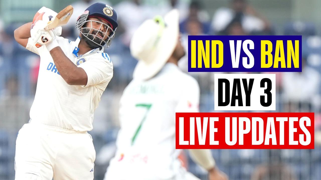 India vs Bangladesh Day 3 Live Updates