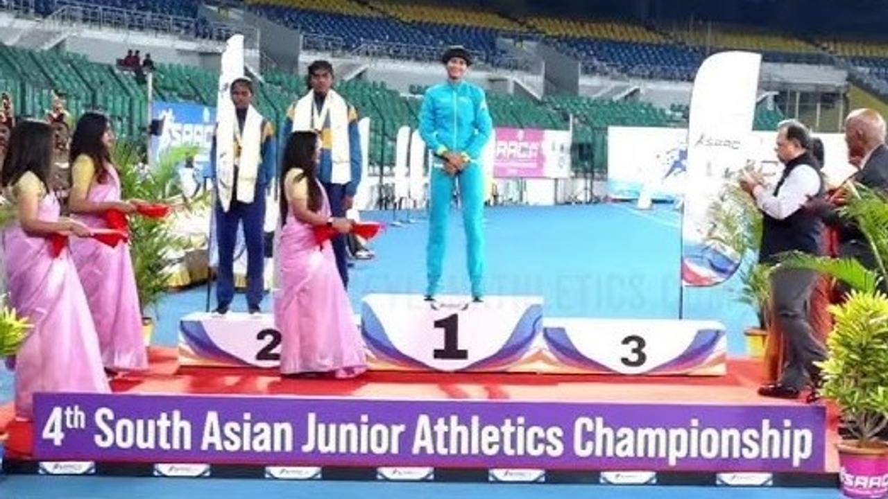 india won nine gold on the second day of south asian junior athletics championships