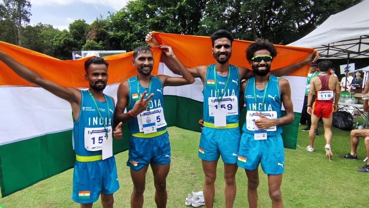 Indian athletes at Asian Cross Country