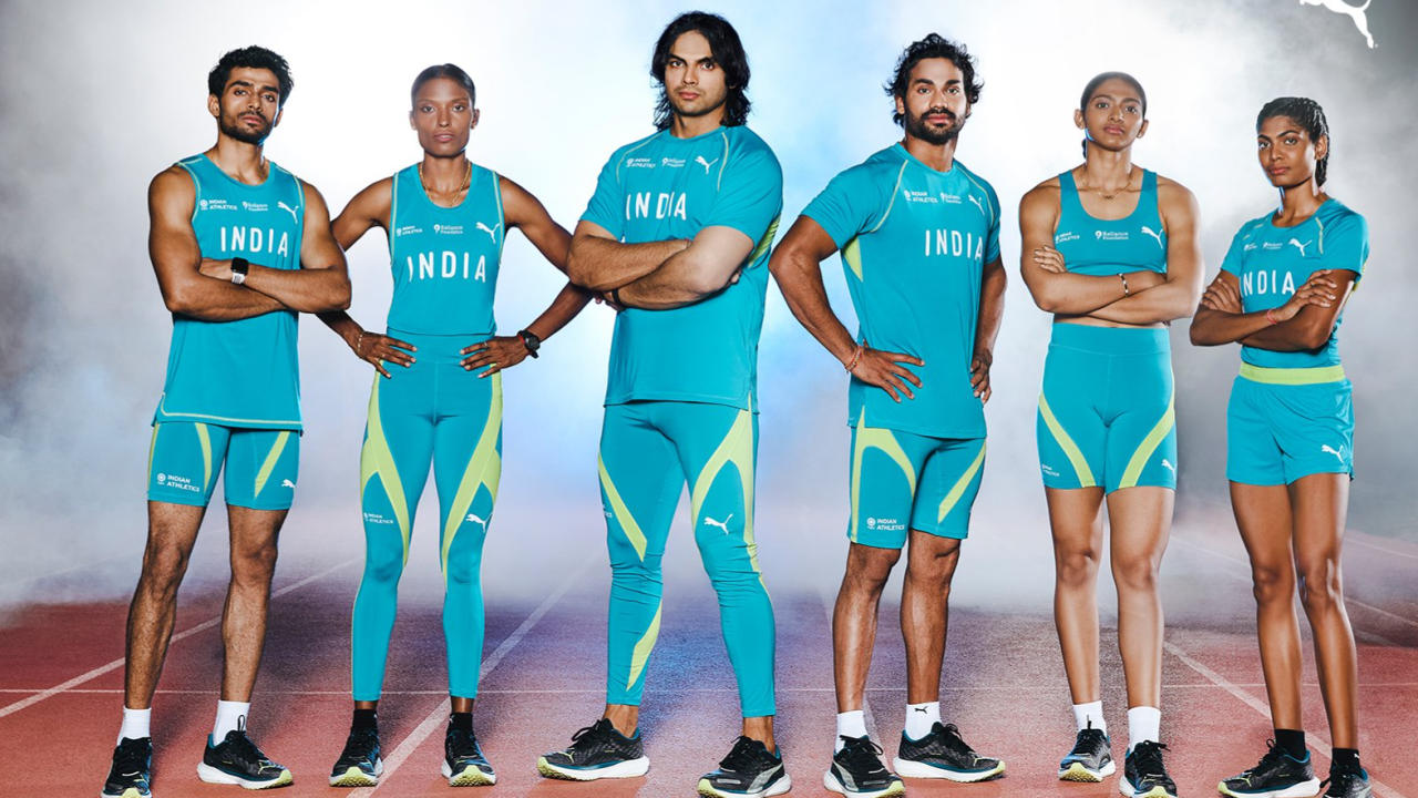 Indian athletes in AFI kits