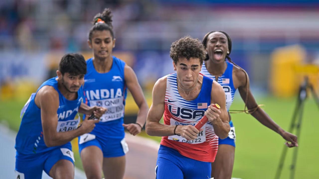 Indian mixed relay team 