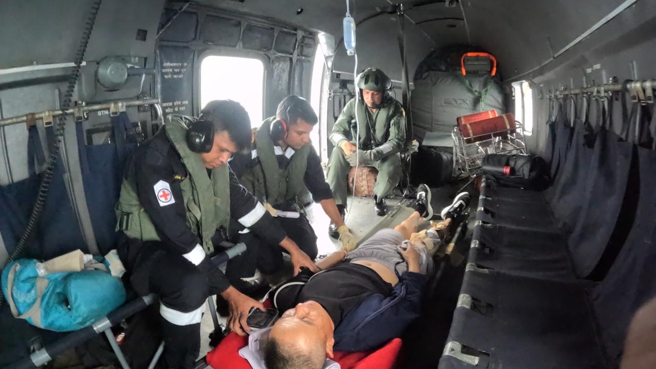 Indian Navy successfully evacuates Critically injured Chinese Marine