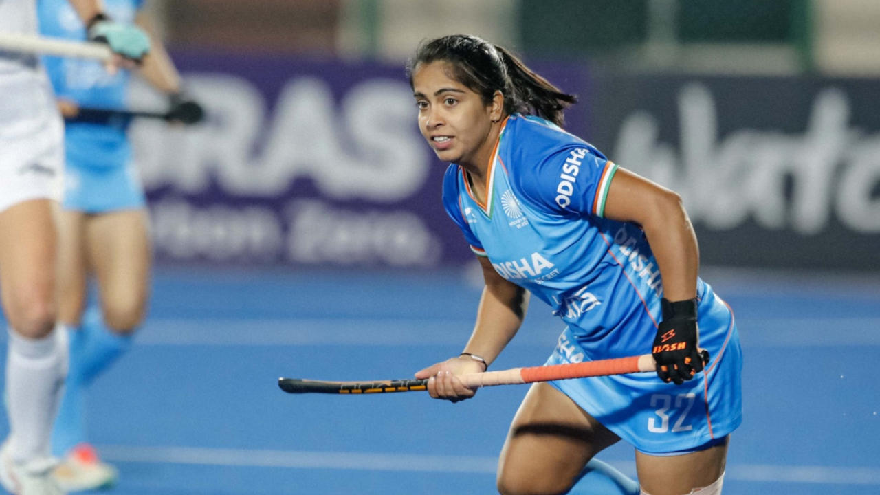 Indian women's hockey player Neha