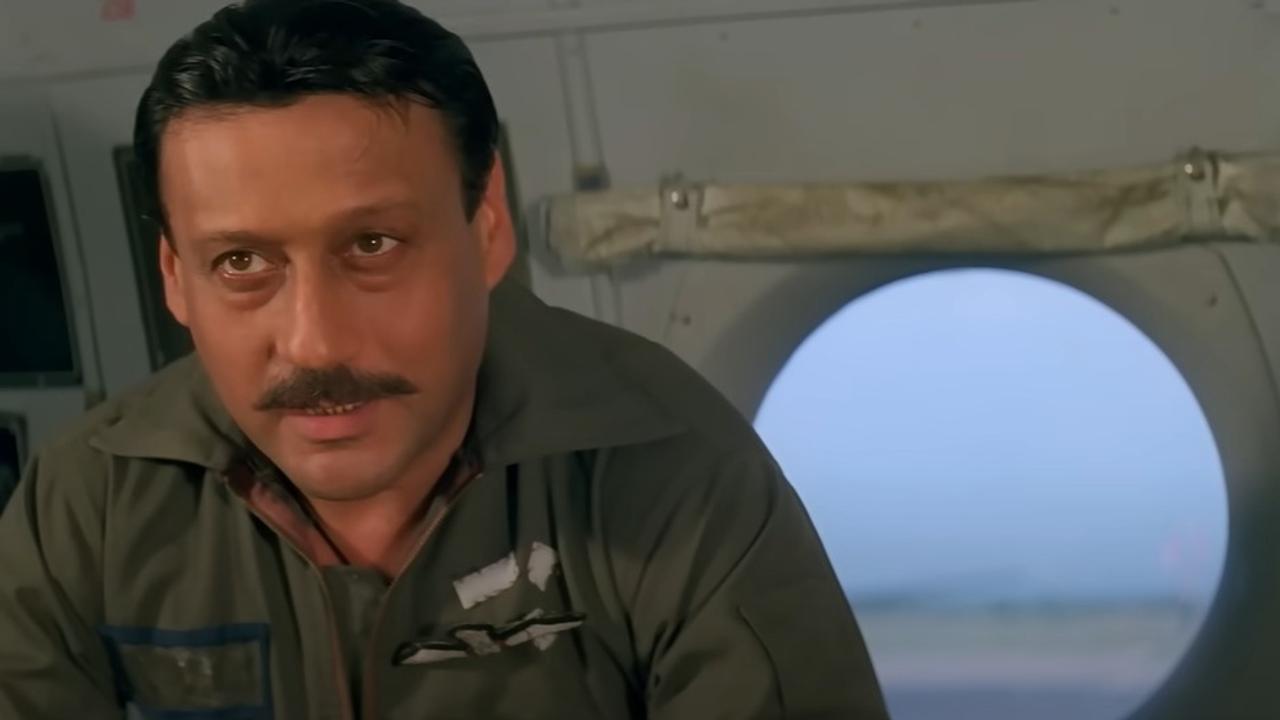 Jackie Shroff in a still from JP Dutta's Border