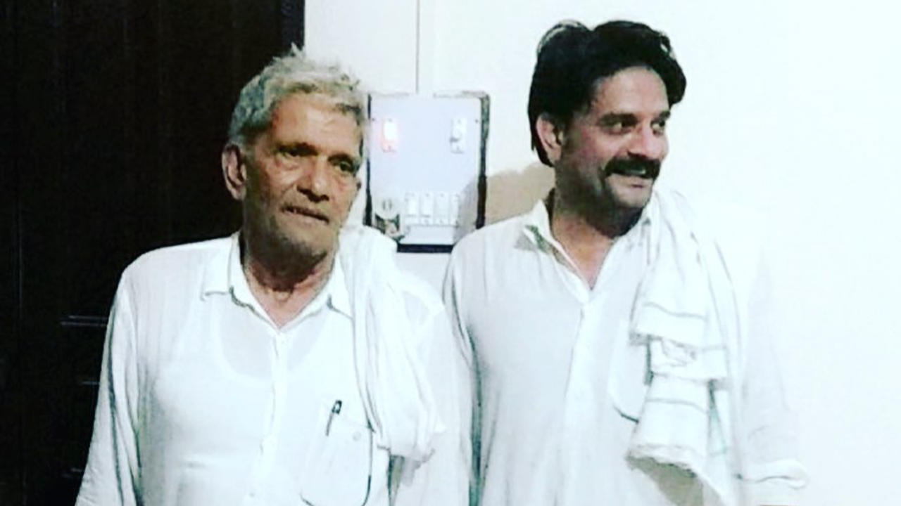 Jaideep Ahlawat with his father Dayanand Ahlawat.