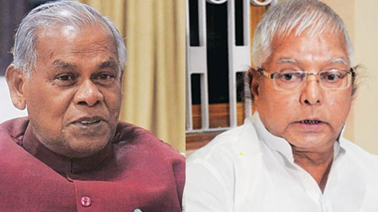 Jitan Ram Manjhi, Lalu Prasad spat over caste identity