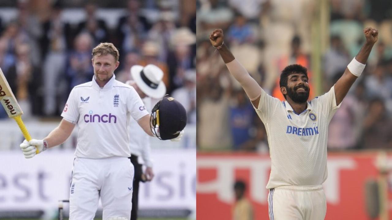 Joe Root and Jasprit Bumrah