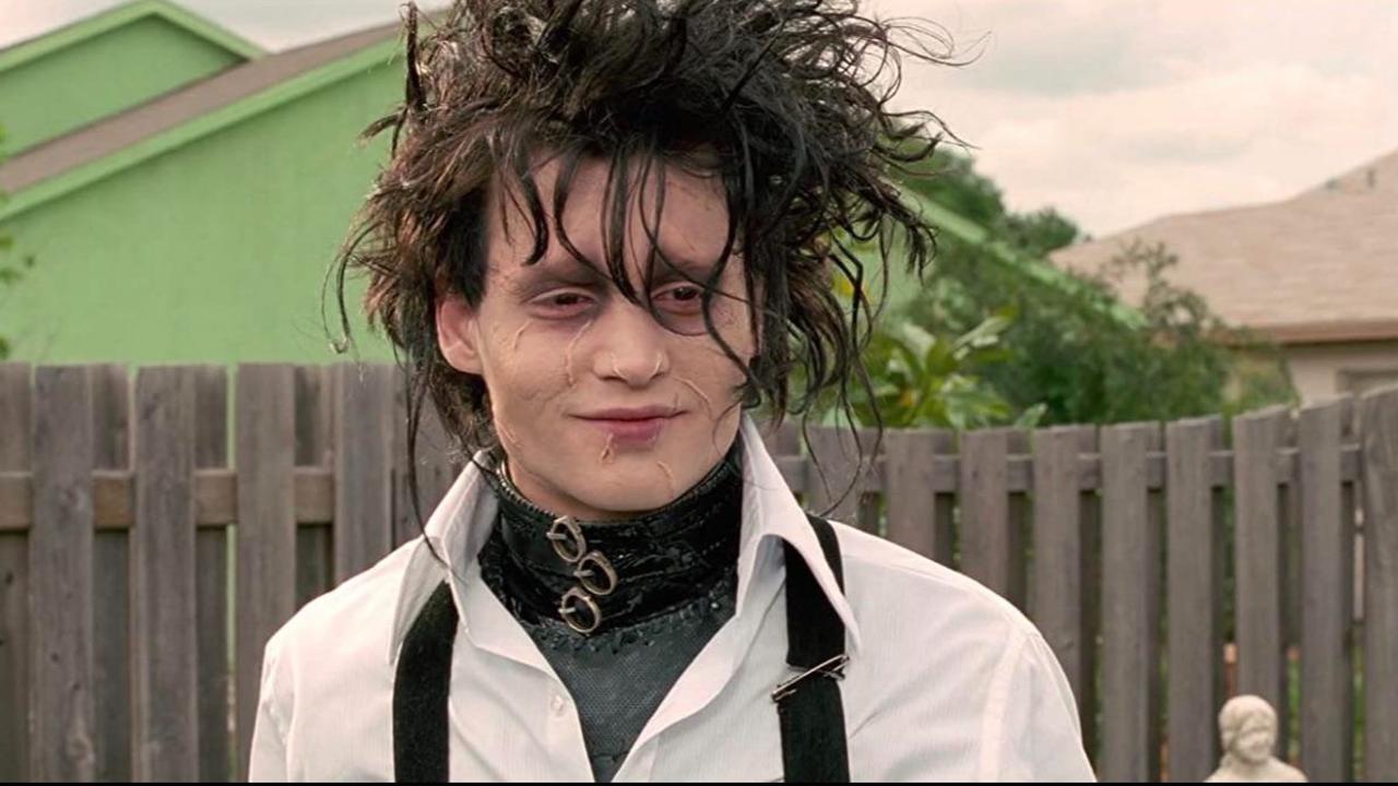 Johnny Depp in a still from Edward Scissorhands