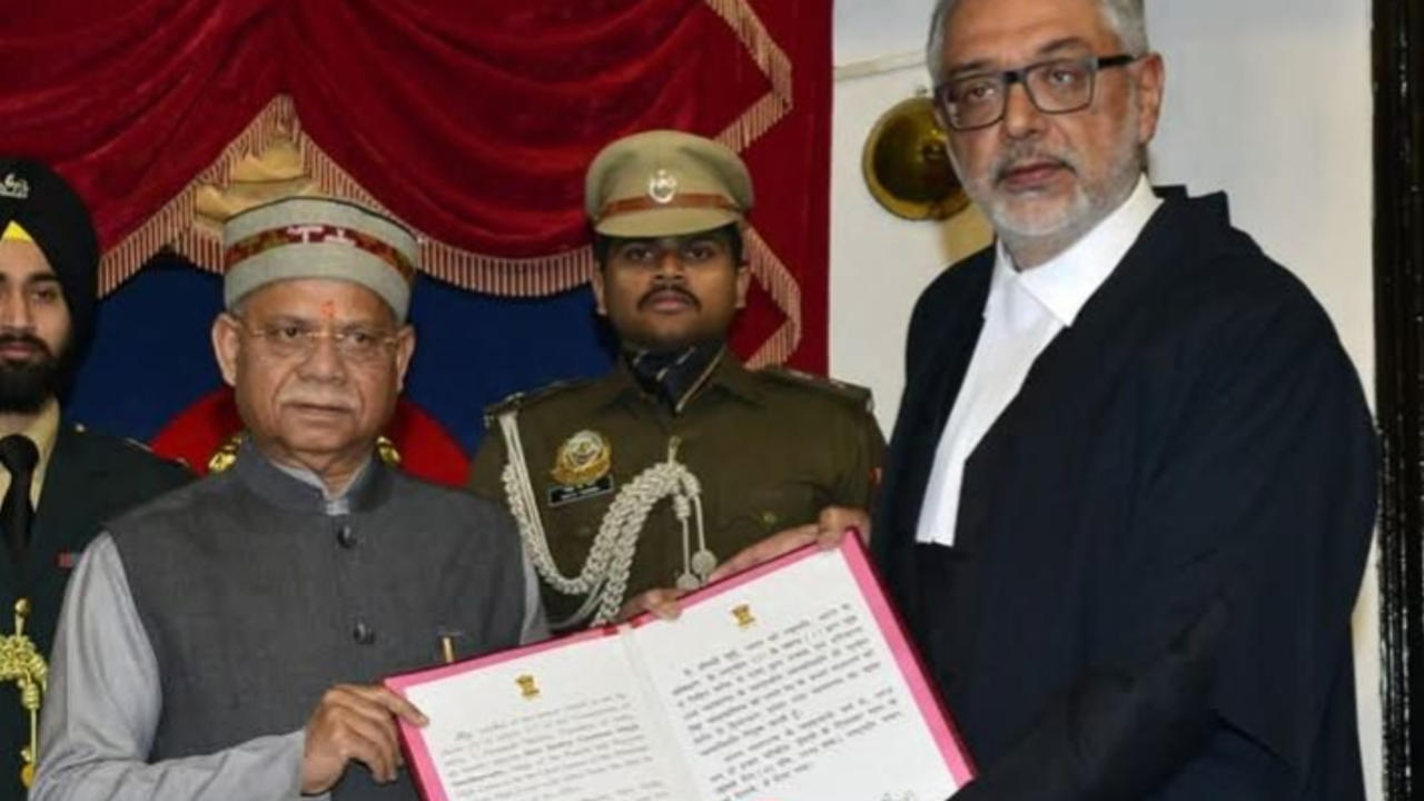 Justice Gurmeet Singh Sandhawalia sworn-in as new chief justice of Himachal HC