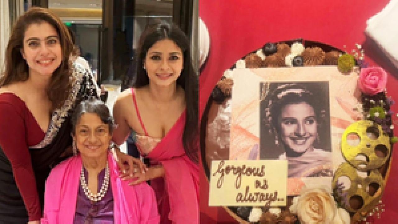 Kajol's mother Tanuja celebrates her 81st birthday