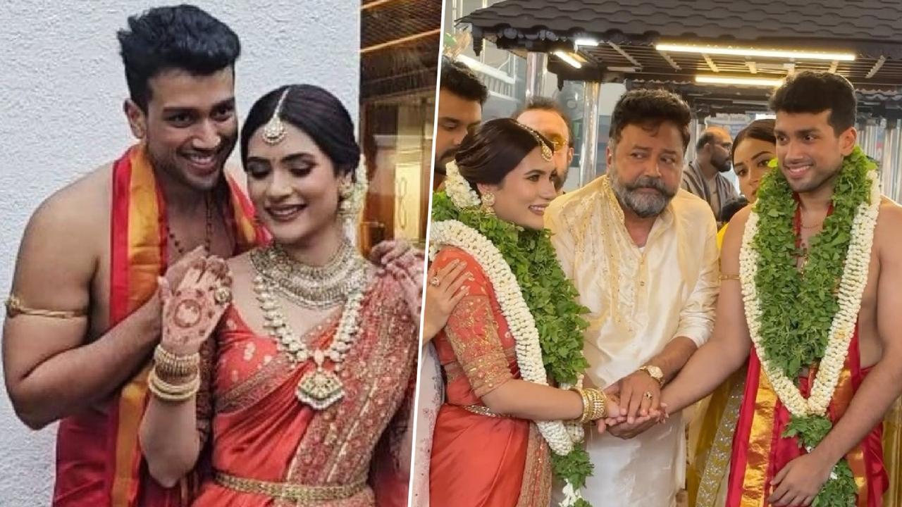 Kalidas Jayaram gets married to Tarini Kalingarayar.