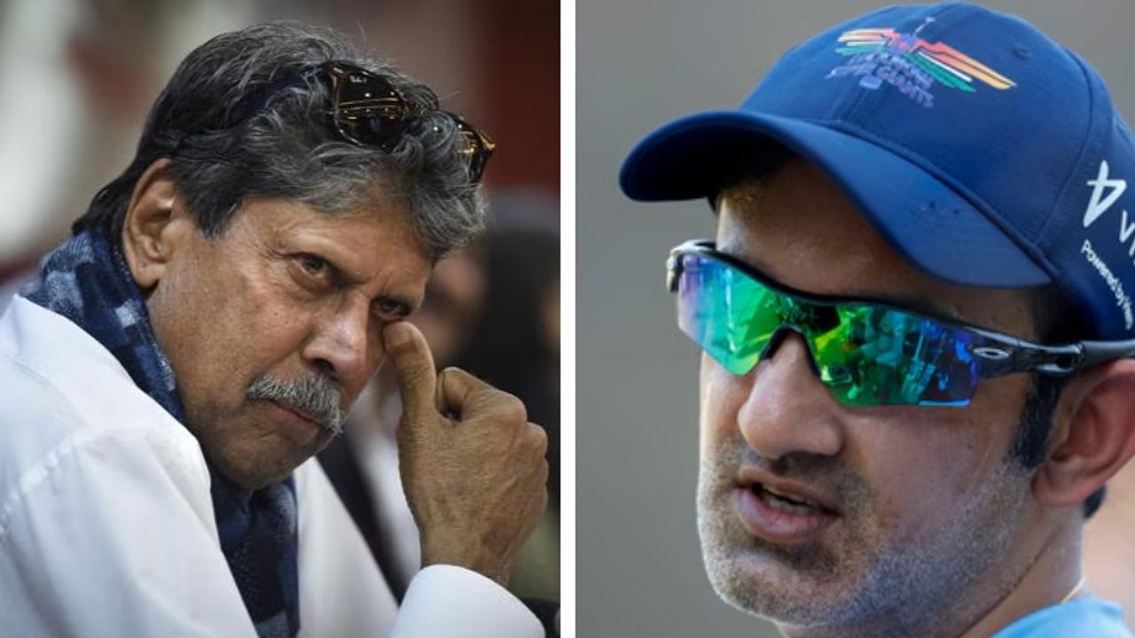 Kapil Dev and Gautam Gambhir