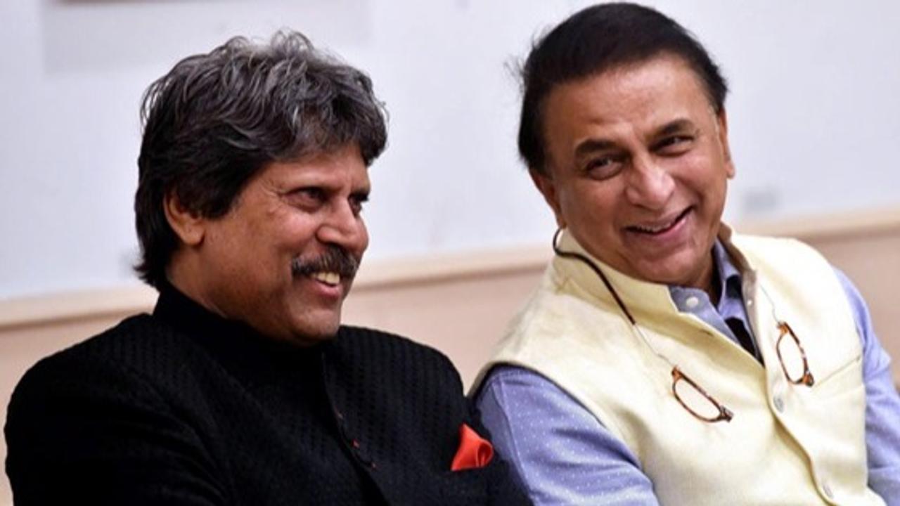 Kapil Dev and Sunil Gavaskar