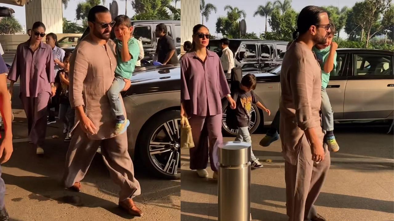 Kareena Kapoor, Saif Ali Khan Jet-Off To Maldives For Diwali Vacation