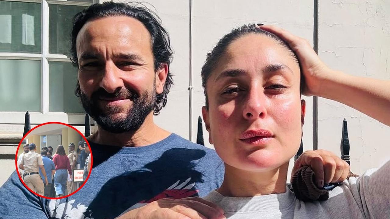 Kareena Kapoor visits Saif Ali Khan at hospital.