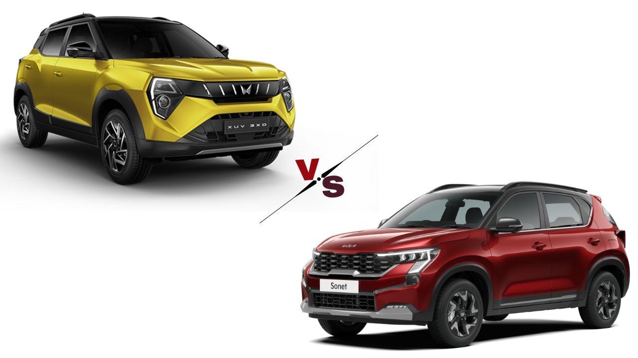 Kia Sonet vs Mahindra XUV 3XO