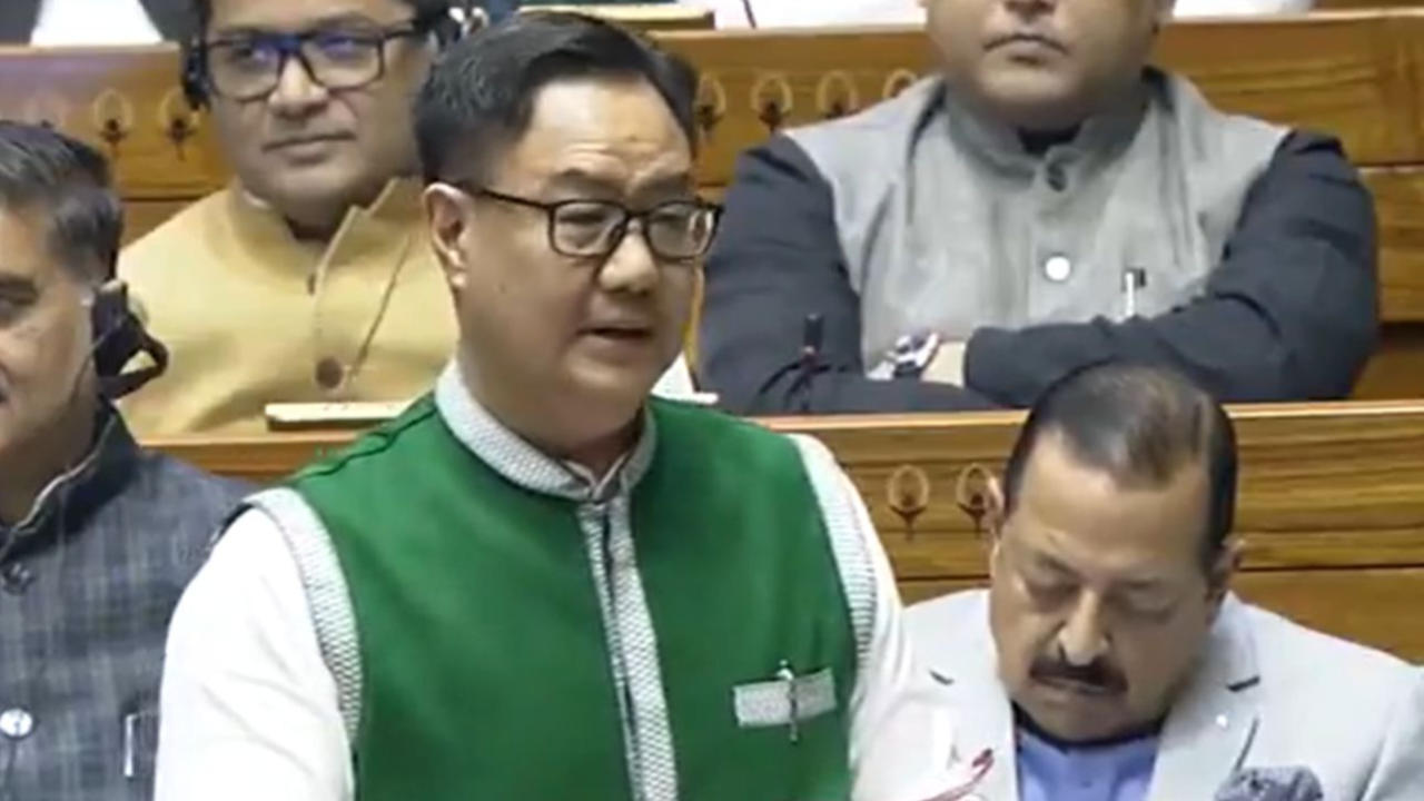 Kiren Rijiju during Constitution Debate Day 2