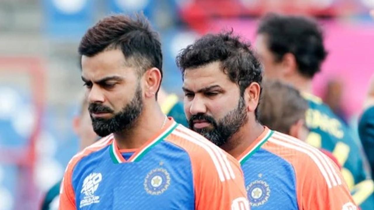 Virat Kohli and Rohit Sharma at T20 World Cup 2024