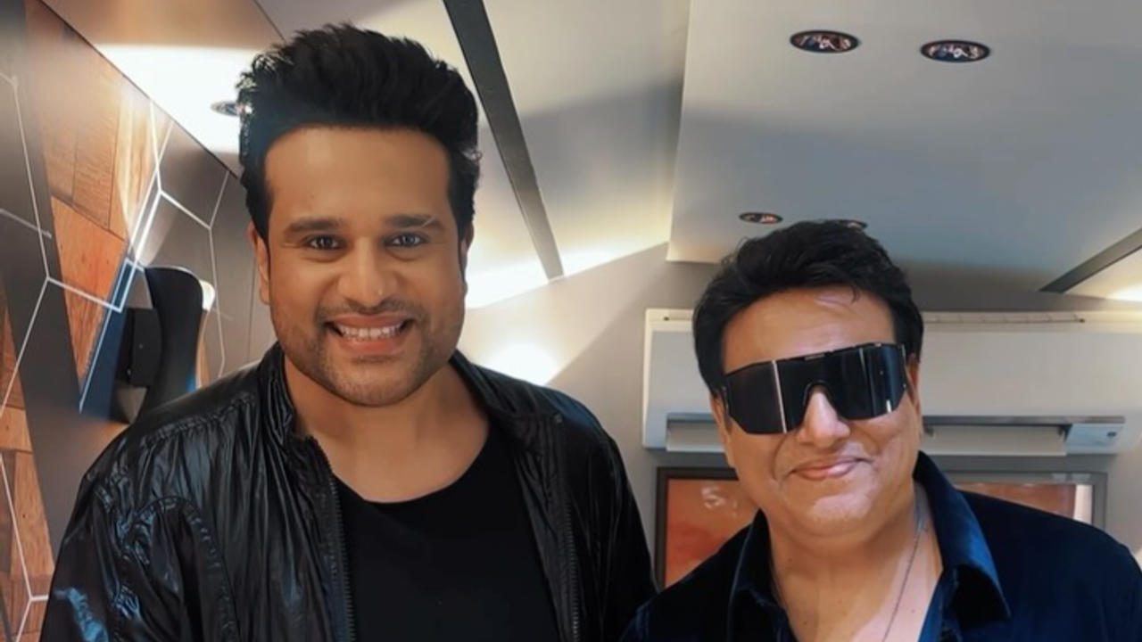 Krushna Abhishek with uncle Govinda.