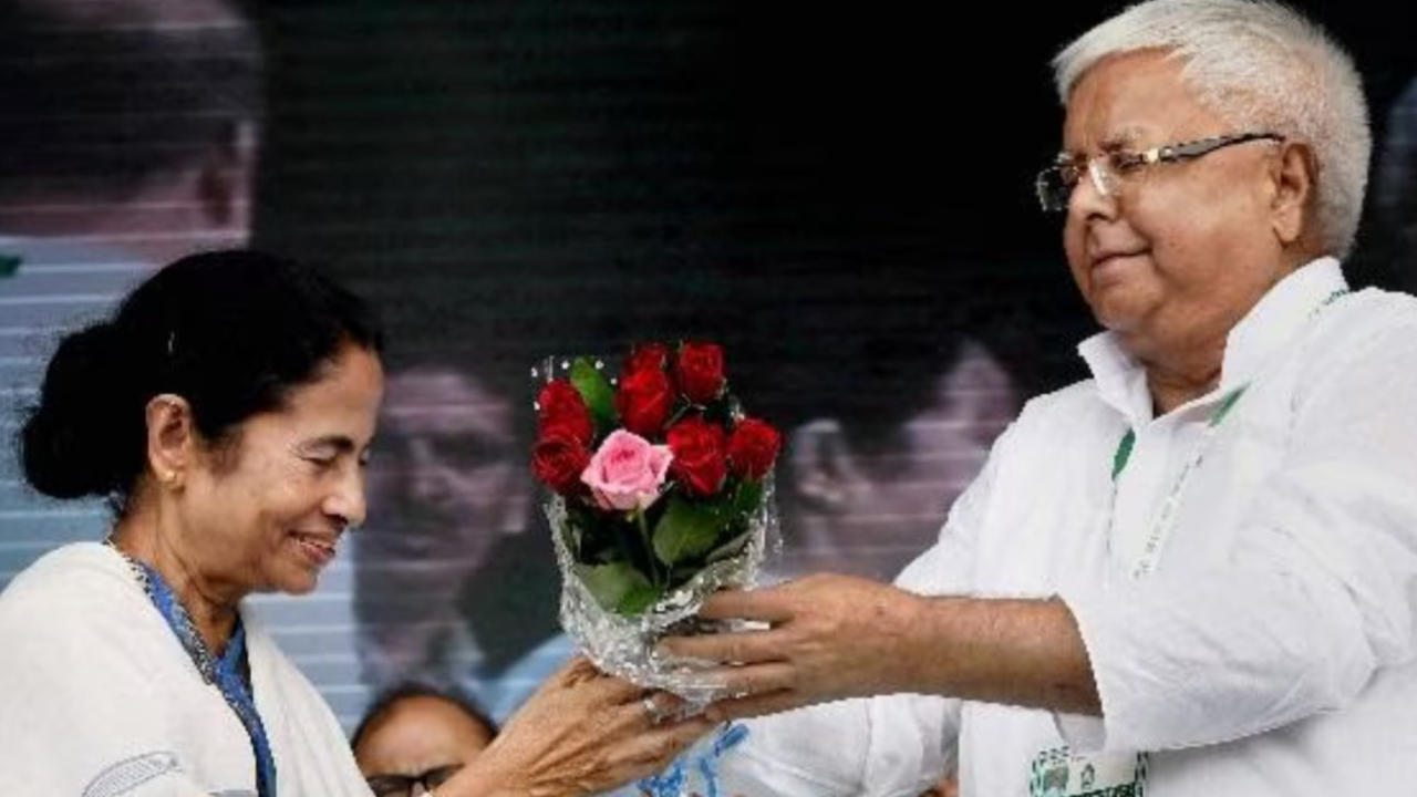 Lalu Backs Mamata for INDI Leadership