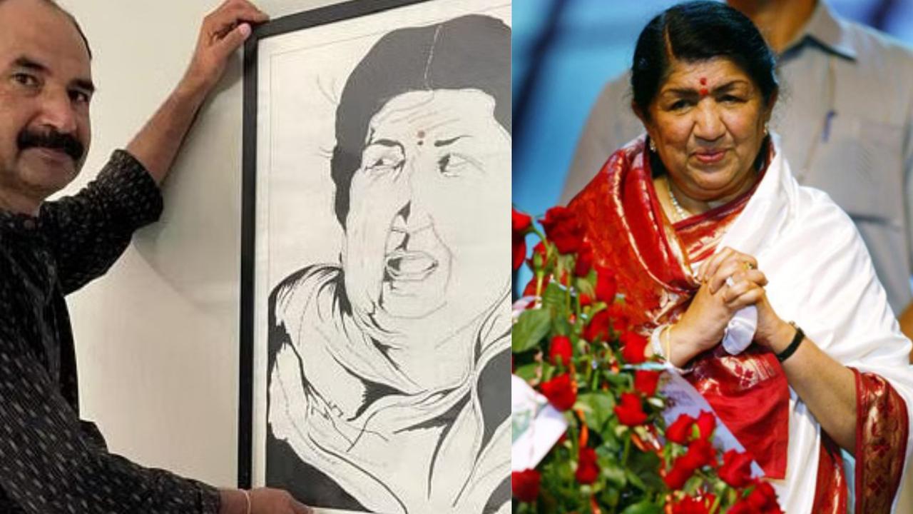 Lata Mangeshkar Portrait