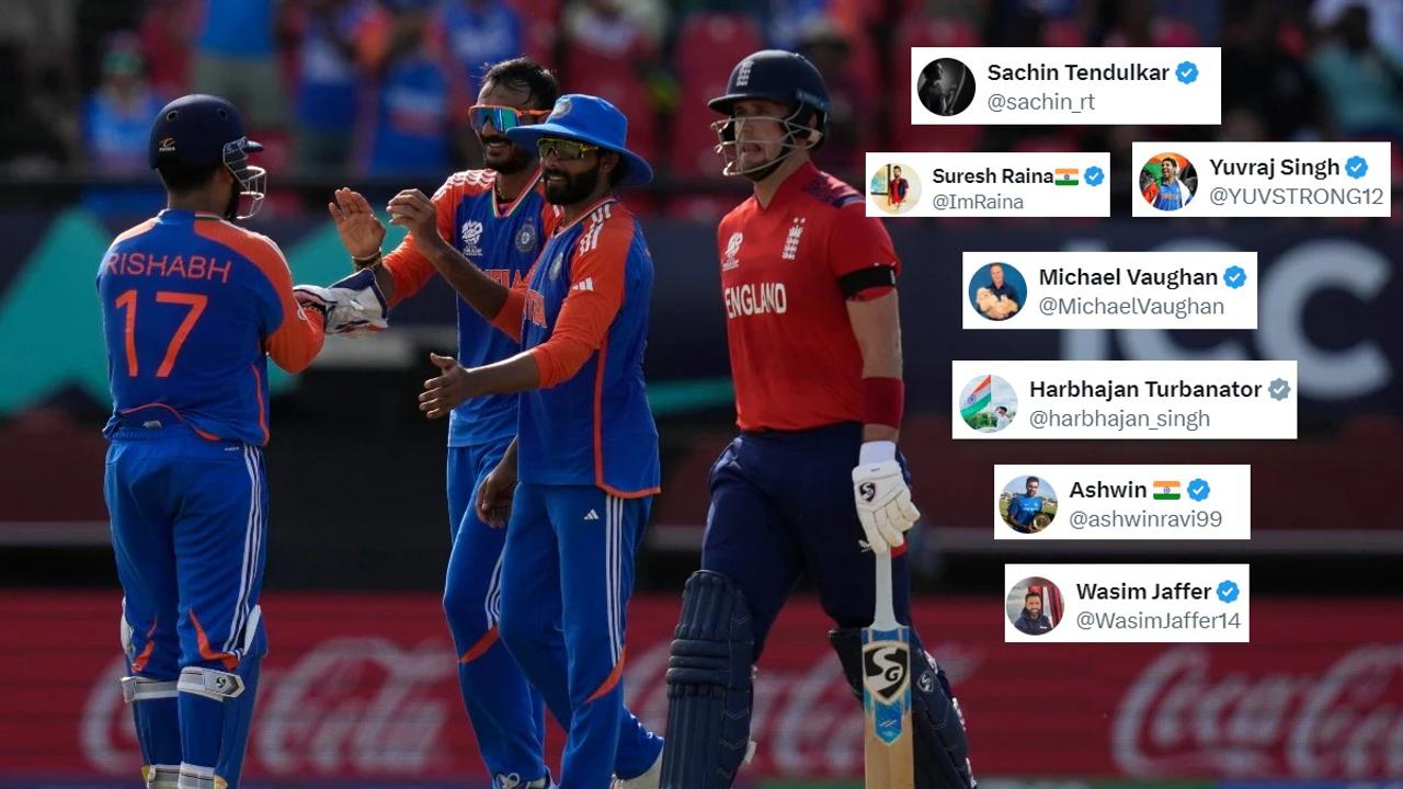 India beat England in T20 World Cup 2024